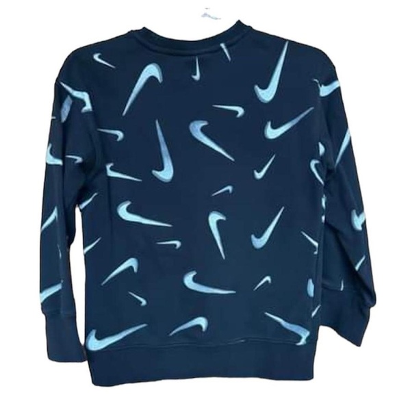 Girls Nike Printed Swooshfetti Sweater - Picture 6 of 12
